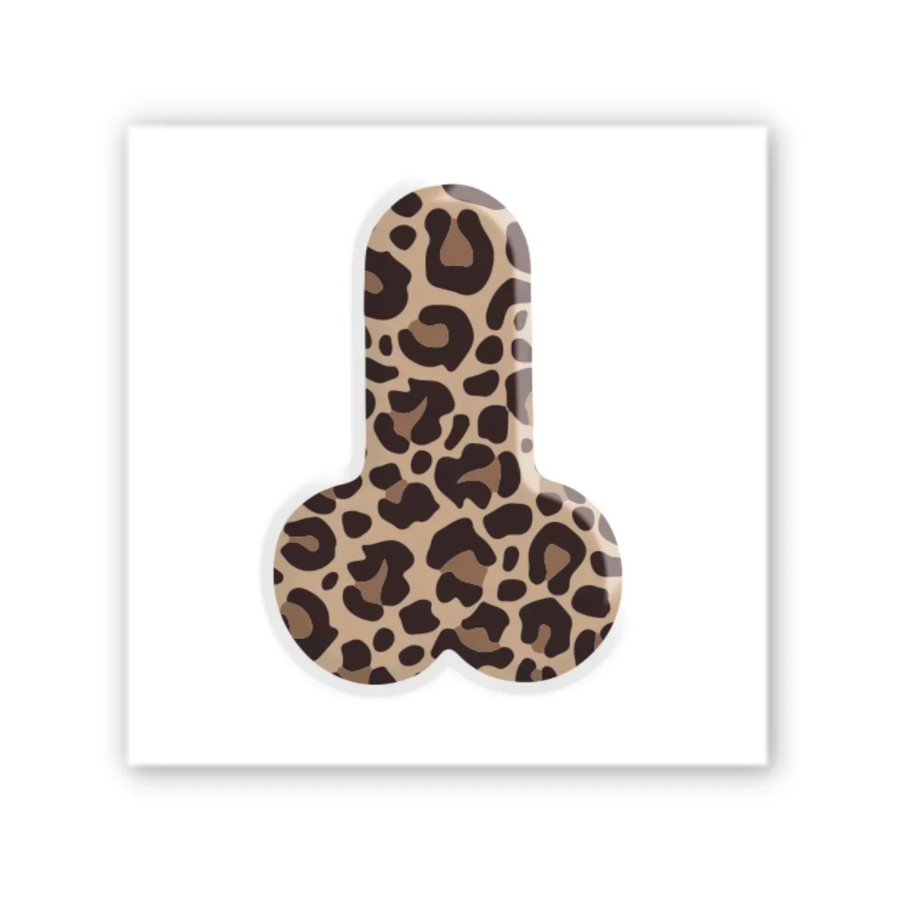 Стікер 3D Tattooshka Leopard Love фото
