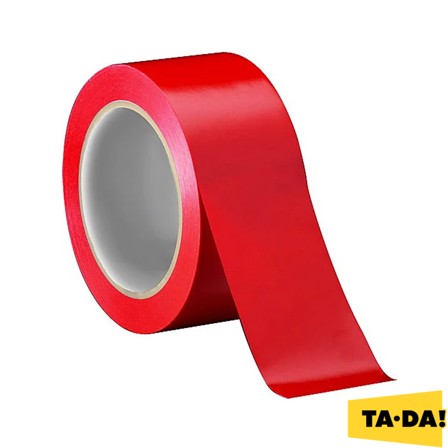 Скотч пакувальний TA-DA! 40 мкм 45мм*100 м червоний фото