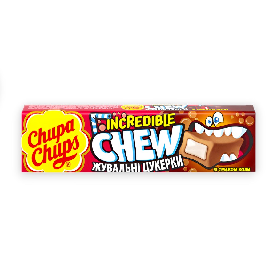 Цукерки жувальні Perfetti 45 г Chupa Chups Неймовірна кола мініатюра