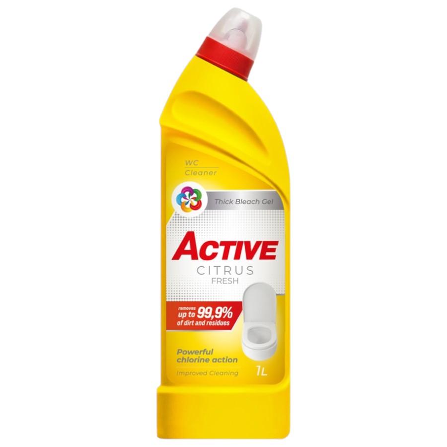 Засіб для чищення унітазів Active 1 л Citrus Fresh фото