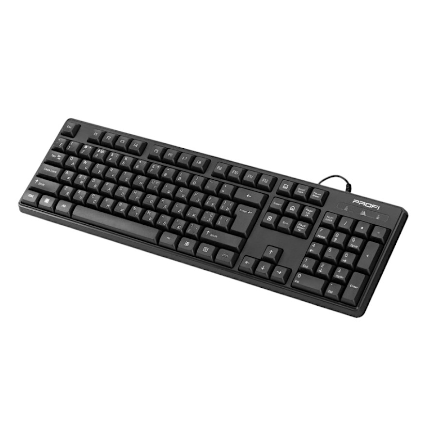Клавіатура PROFImarket чорна K101UB фото