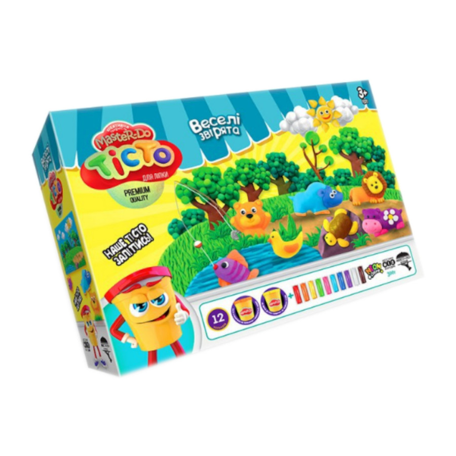 Набір для творчості Danko toys Master Do Веселі звірята мініатюра
