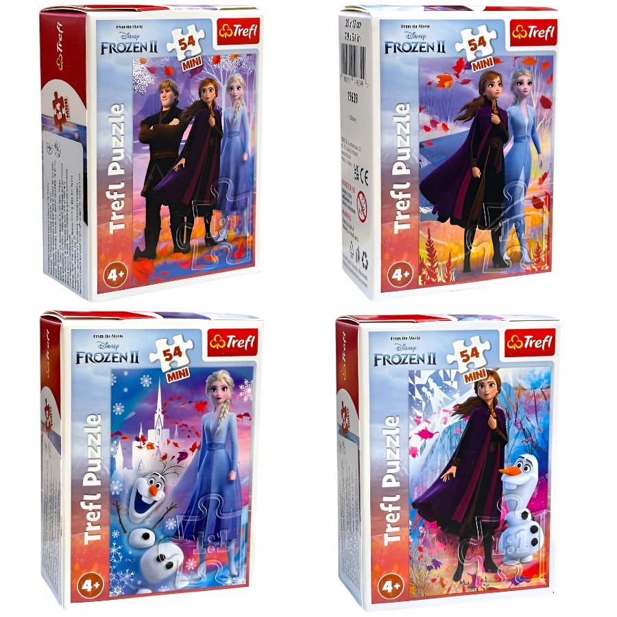 Пазли Trefl 54 елемента Frozen У світі Анни та Ельзи Mіх фото