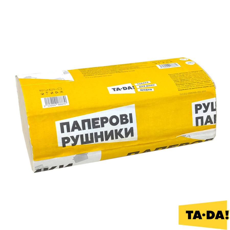 Рушники паперові TA-DA! 160 аркушів фото