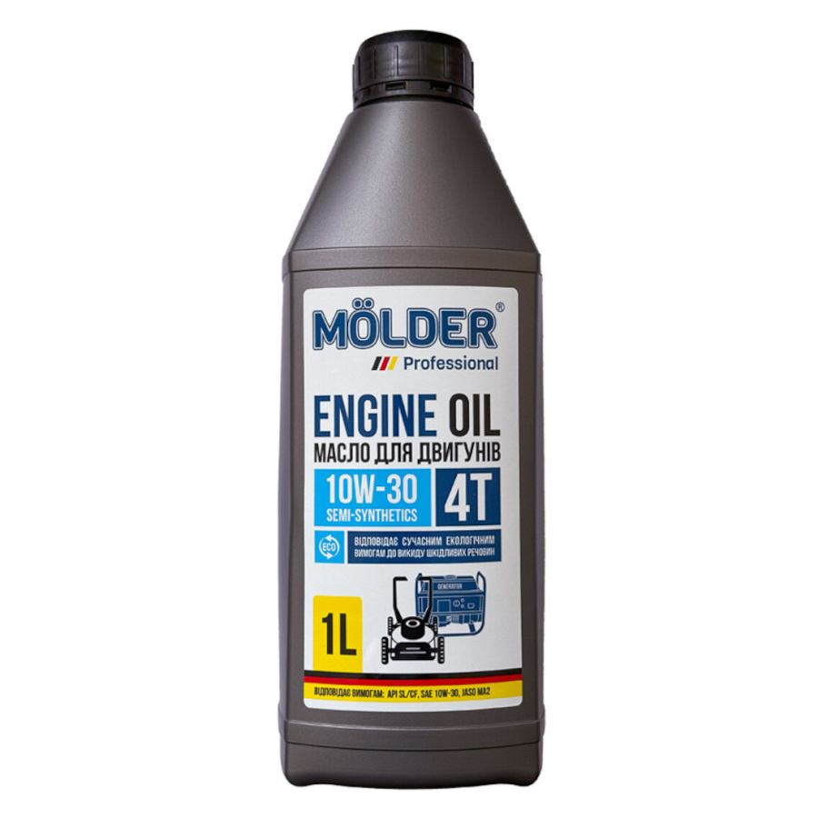 Олива моторна Molder 1 л 4T 10W-30 MA01130 фото