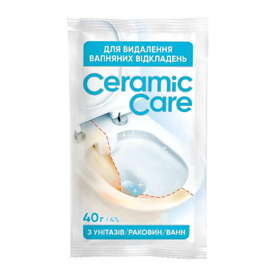 Засіб для видалення нальоту вапняного Ceramic Care 40 г мініатюра