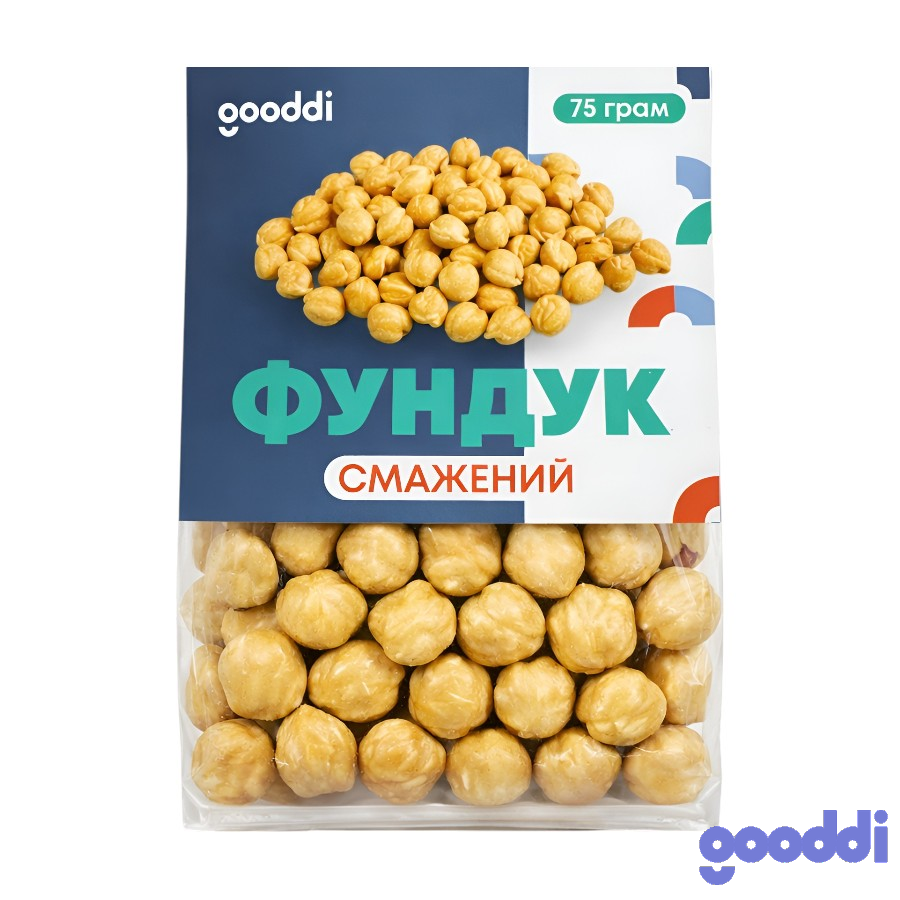 Фундук Gooddi 75 г смажений фото