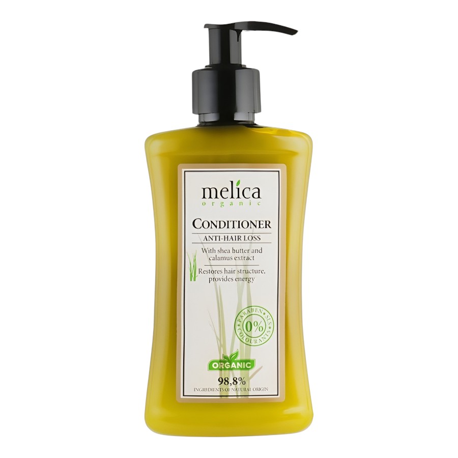 Бальзам-кондиціонер для волосся Melica Organic 300 мл Живильний з маслом Ши та екстрактом аїру фото