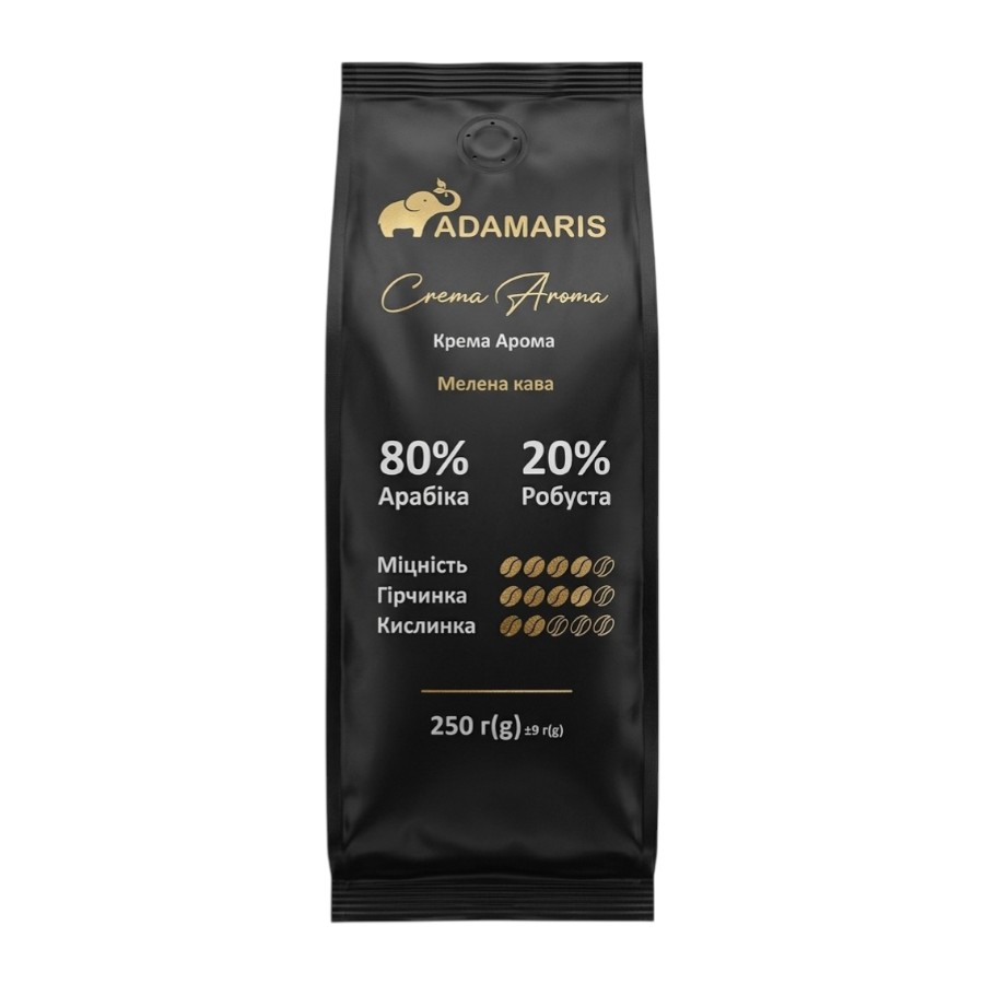 Кава мелена Adamaris 250 г Crema Aroma фото