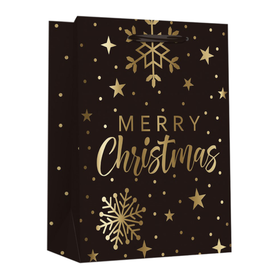 Пакет подарунковий Malevaro 26*12,7*32,4см Large Xmas Merry1 мініатюра