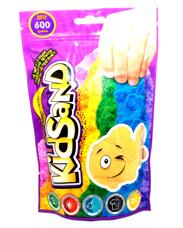 Пісок кінетичний Danko toys KidSand 600 г фото