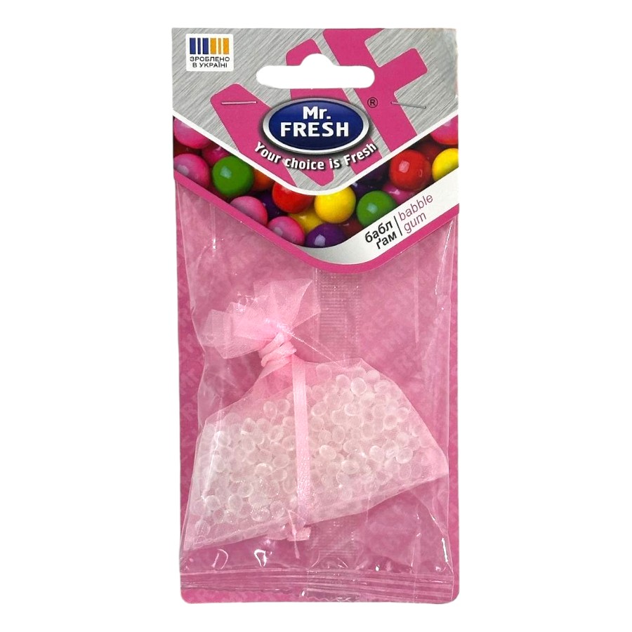 Ароматизатор автомобільний Mr Fresh 15 г Баблгам фото