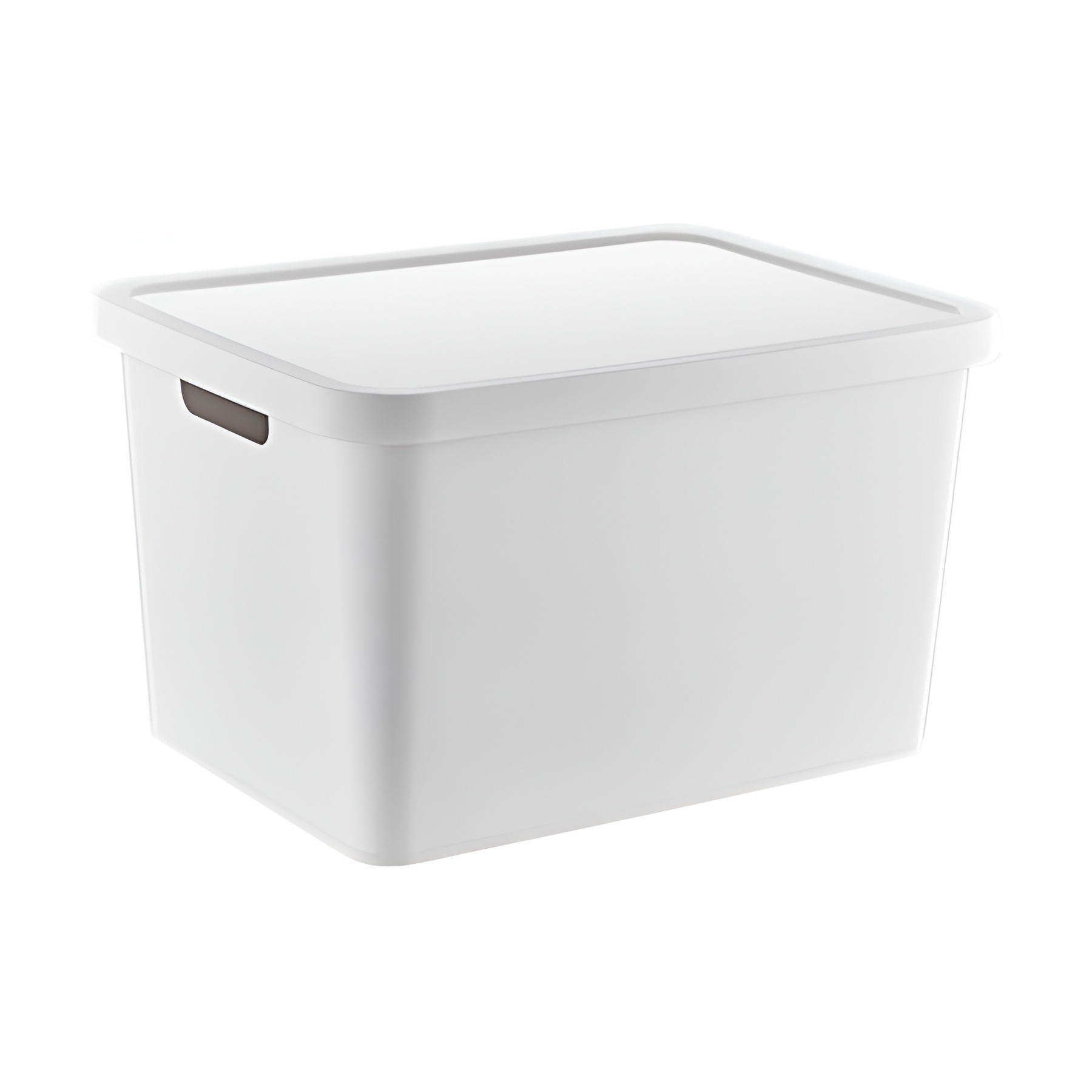 Контейнер для зберігання з кришкою Smartware 18 л Stafi White TRN-236-06 фото