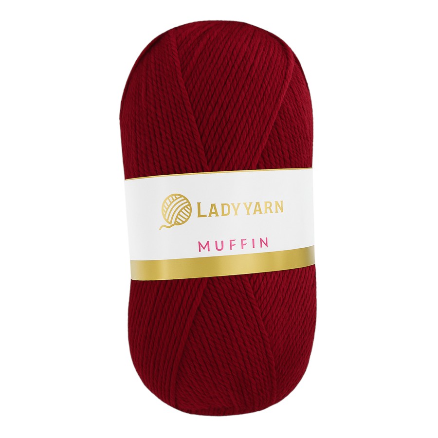 Пряжа Lady Yarn Muffin 100 г Бурякова AHB005 мініатюра