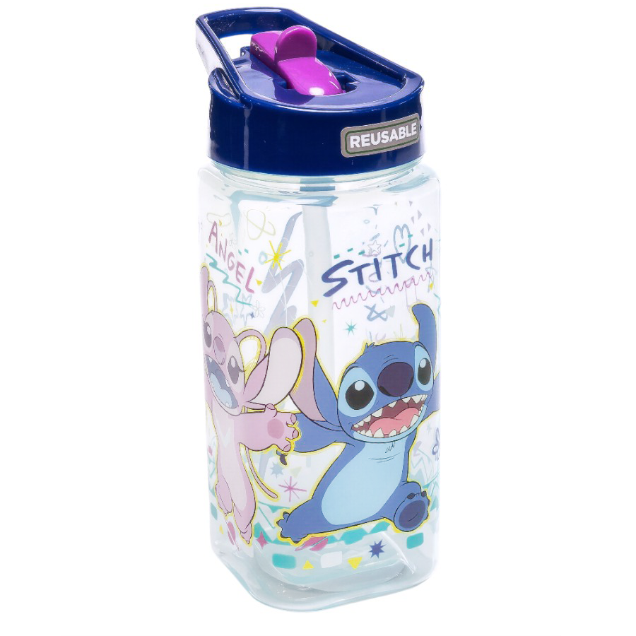 Пляшка для води Stor 510 мл Stitch drawing 75014 мініатюра