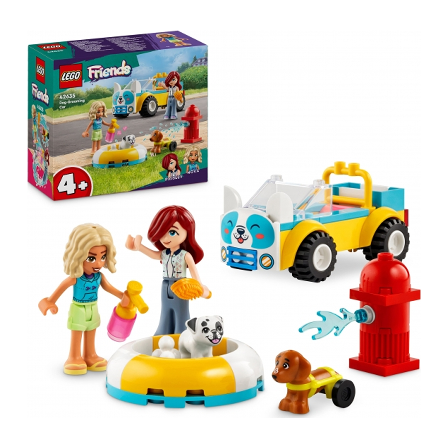 Конструктор LEGO Friends 60 елементів Автомобіль для догляду за собаками фото
