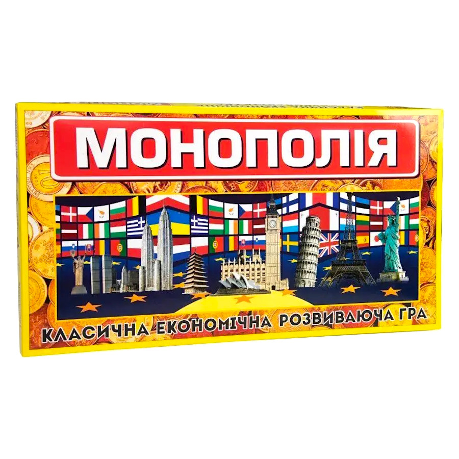 Гра настільна Strateg Монополія велика фото