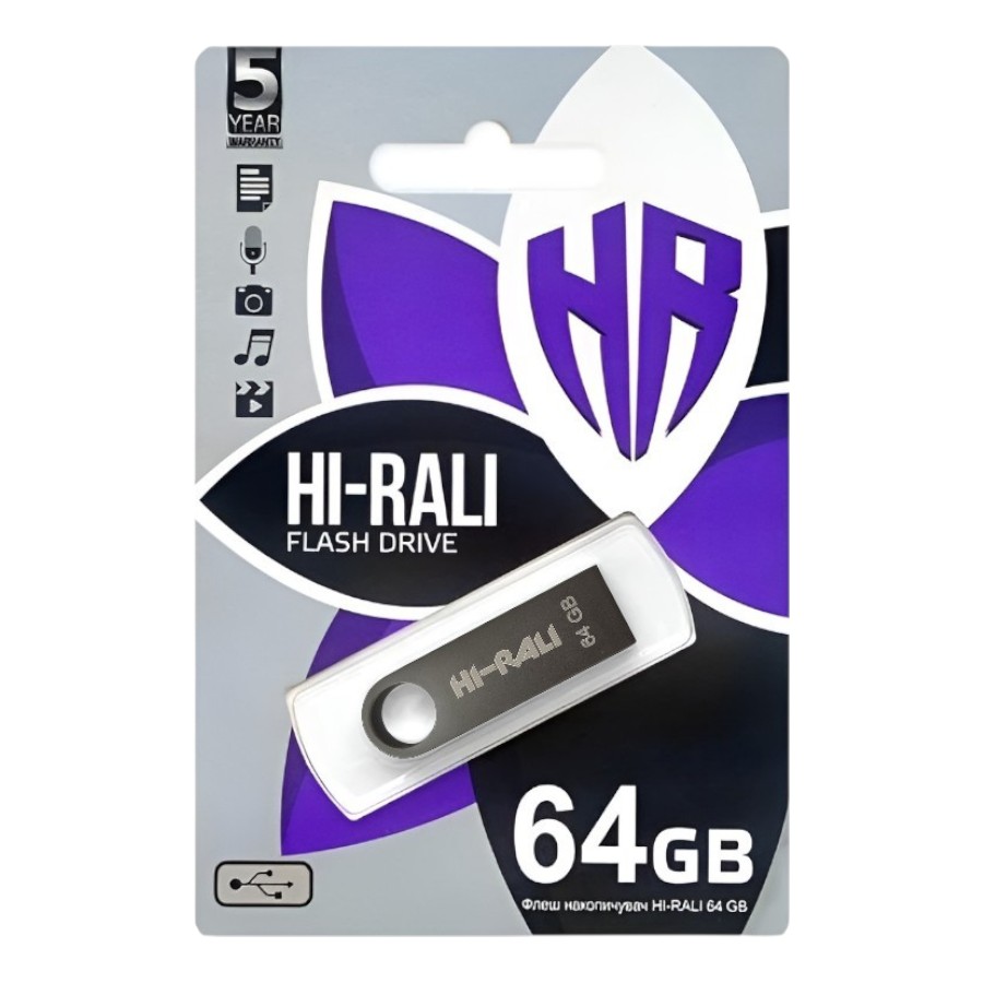 Флешка Hi-Rali 64 Гб Shuttle фото