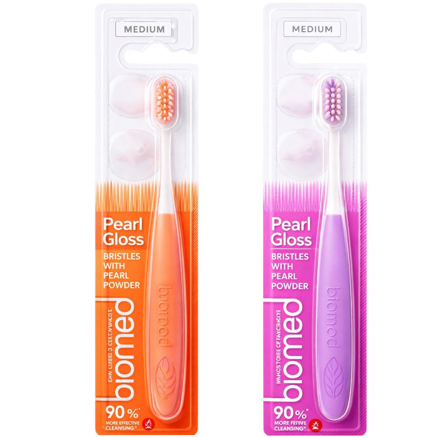 Зубна щітка Biomed Pearl Gloss Medium фото