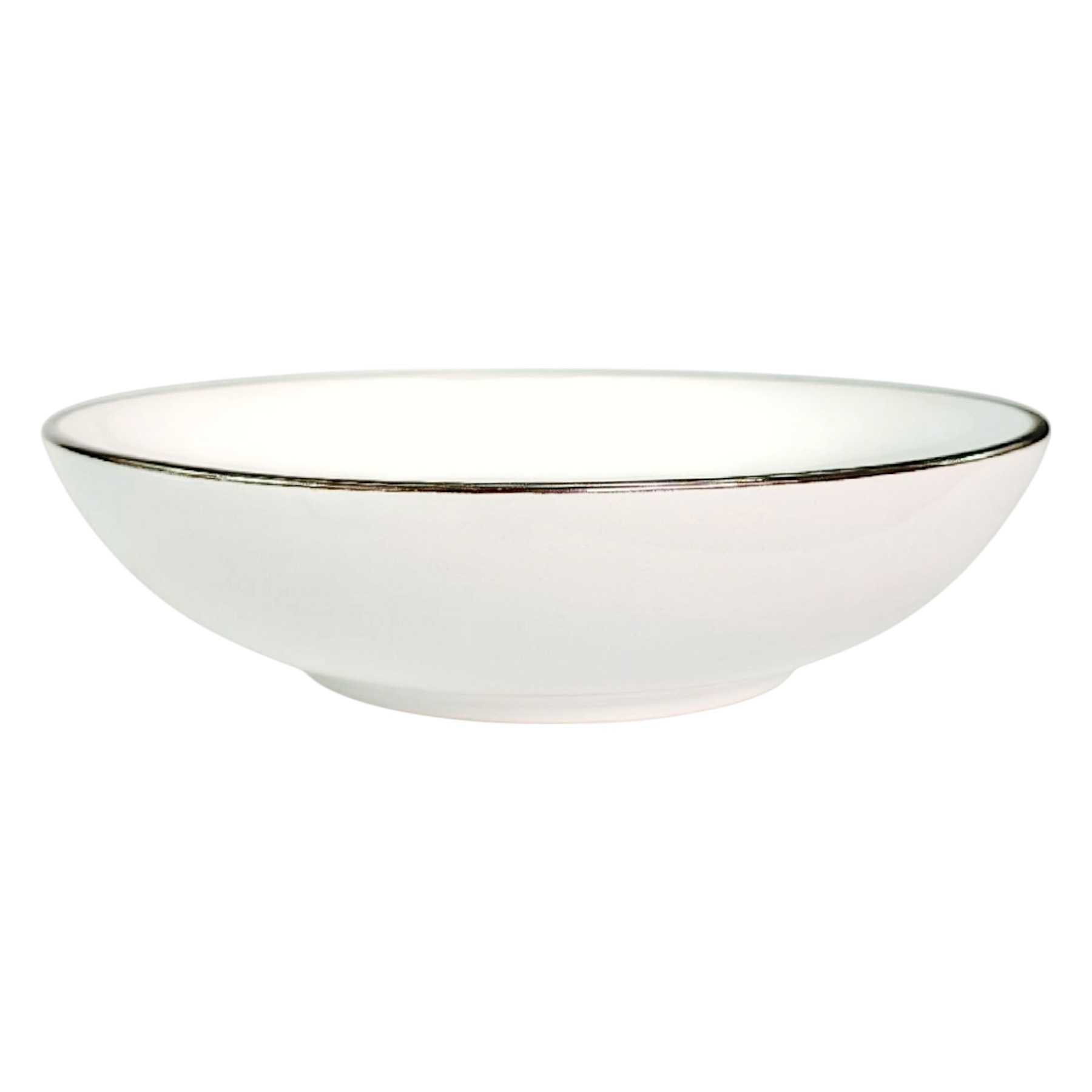 Тарілка Intrendo Gasto 20 см Golden rim white фото