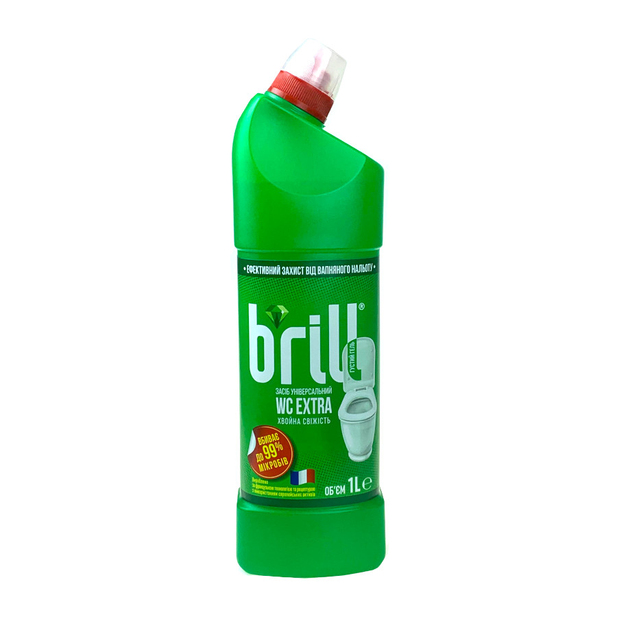 Засіб для чищення унітазів Brill 1 л Extra Хвойна свіжість фото