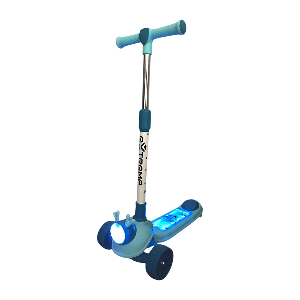 Самокат дитячий Еxtreme мікс SC818_Viol/Blue фото