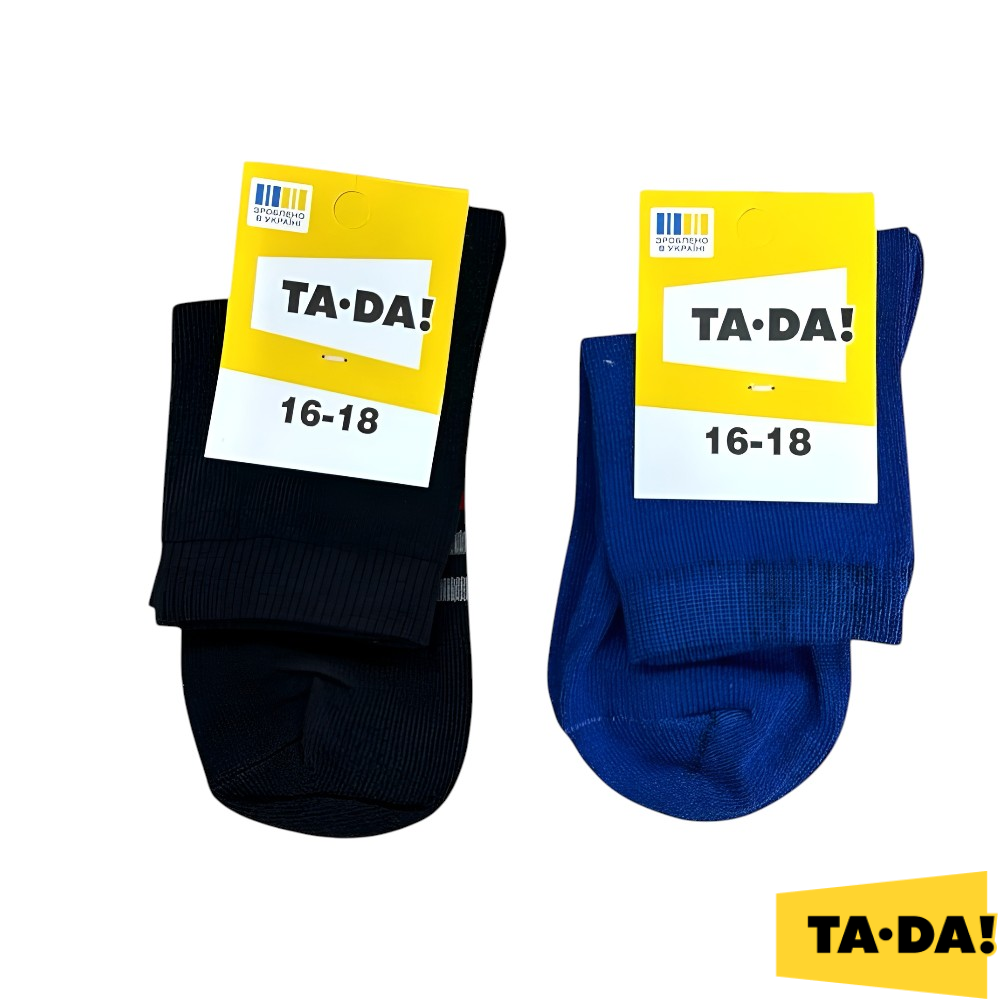Шкарпетки дитячі TA-DA! 16-18 високі з малюнком мікс фото