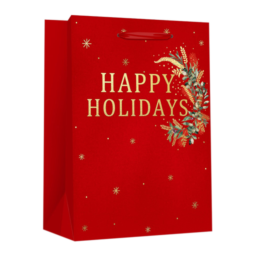 Пакет подарунковий Malevaro 26*12,7*32,4см Large Xmas Merry1 мініатюра