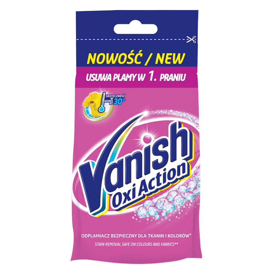Засіб плямовивідний Vanish 100 мл Oxi Action pink фото