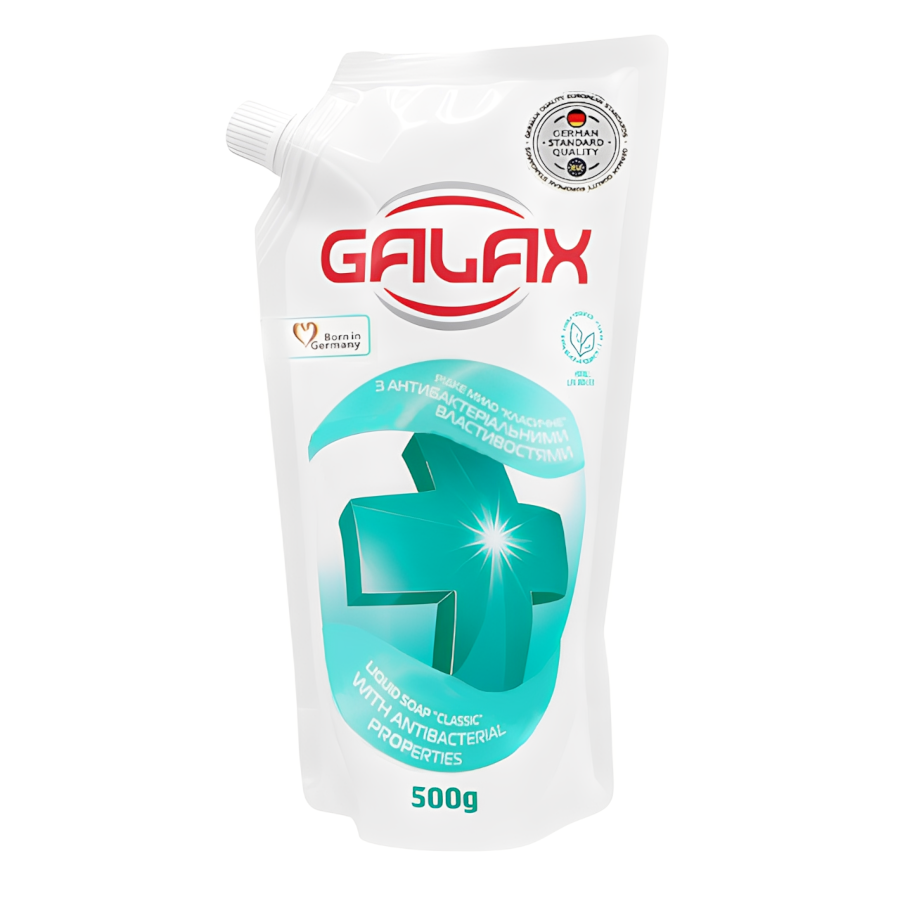 Мило рідке Galax 500 мл Антибактеріальне фото