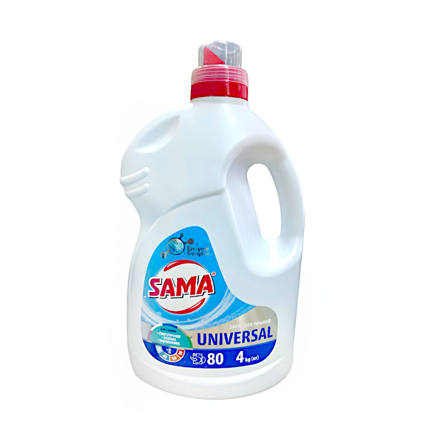 Гель для прання Sama 4 л Universal фото