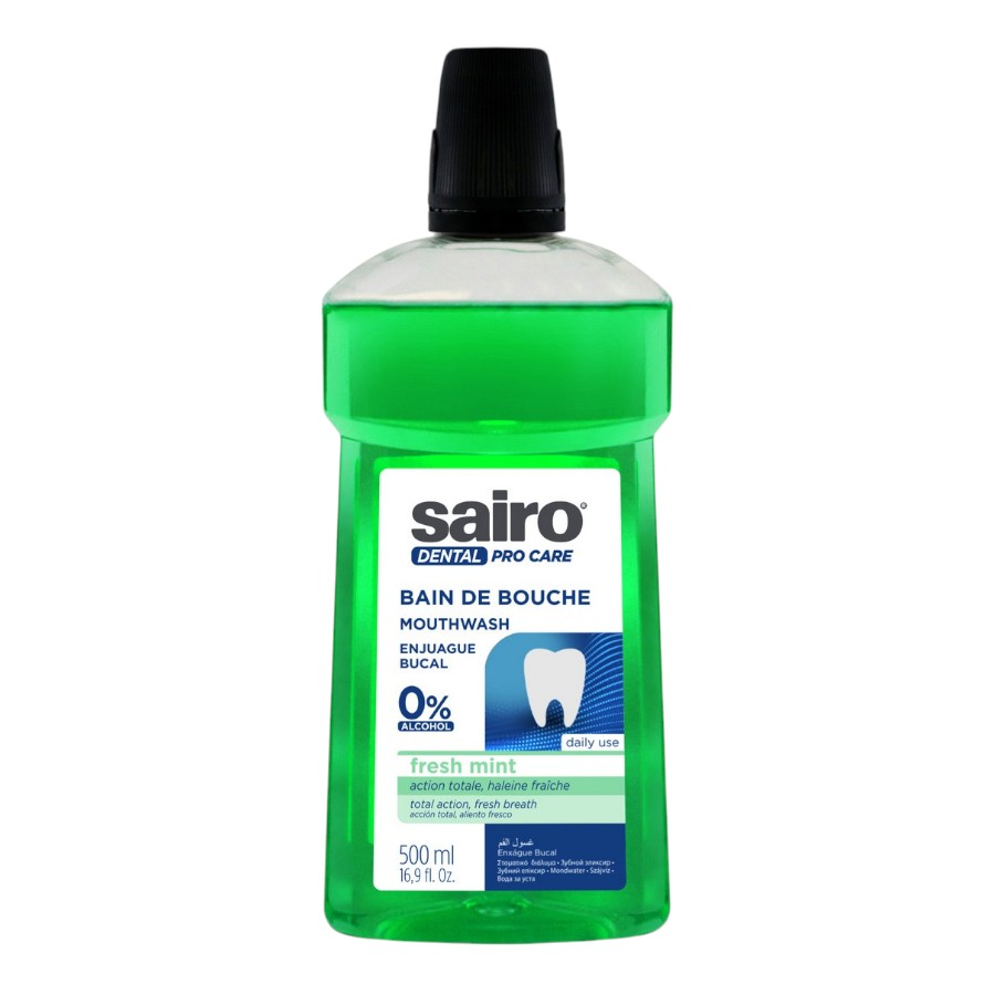 Ополіскувач для ротової порожнини Sairo 500 мл Fresh mint фото