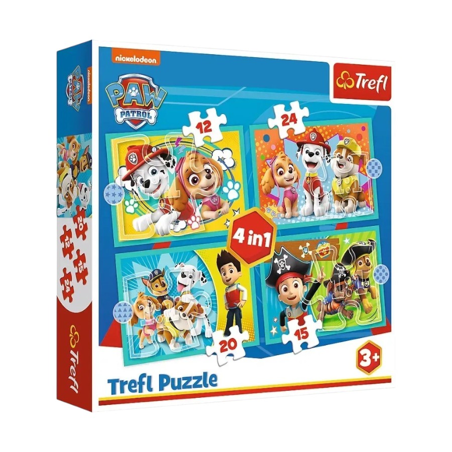 Пазли Trefl 4in1 Paw Patrol  Щаслива команда фото