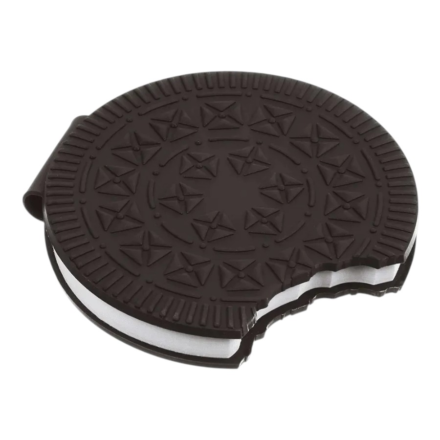 Блокнот Zibi 80 аркушів 9*9 см Chocolate Cookie Soft touch фото