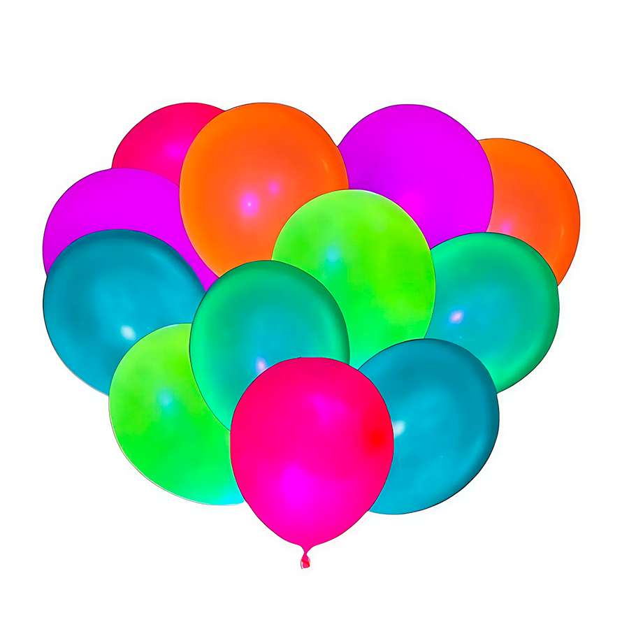 Кульки повітряні Hiper 10 шт. Неон мікс фото