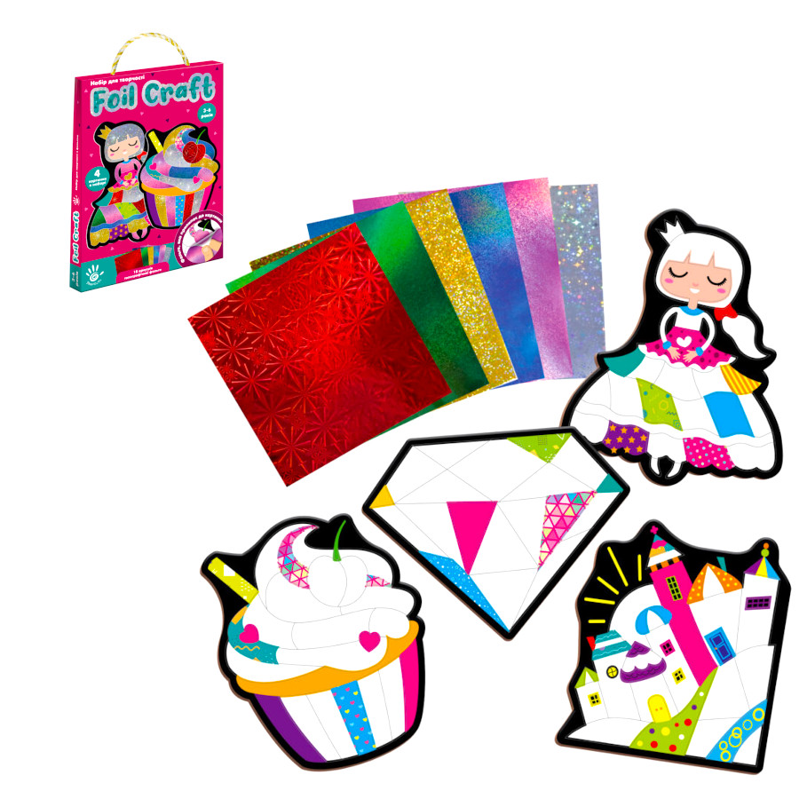 Набір для творчості Vladi Toys Foil Craft. Принцеса фото