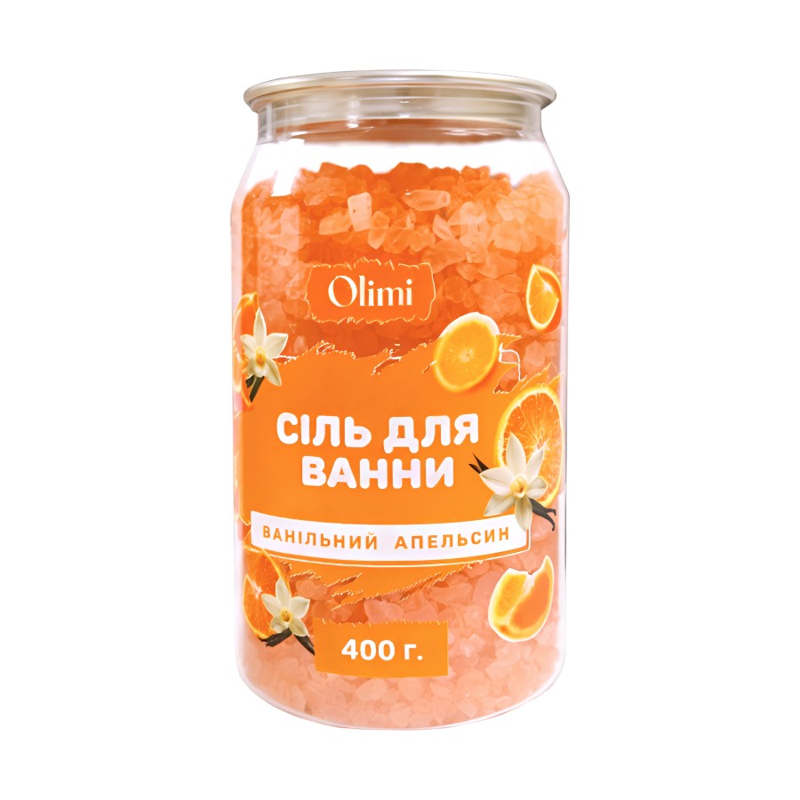 Сіль для ванн Olimi 400 г Ванільний апельсин мініатюра
