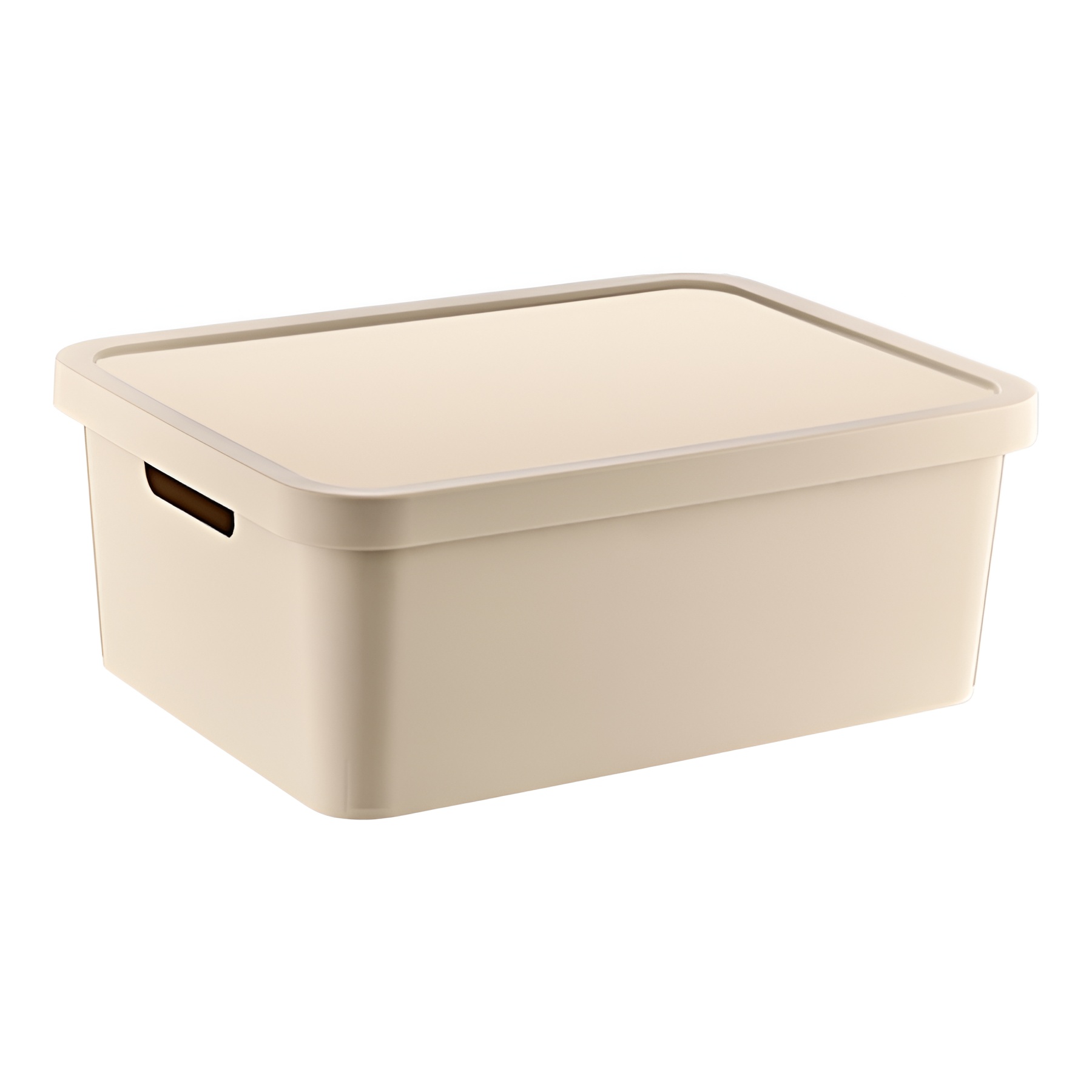 Контейнер для зберігання з кришкою Smartware 12 л Stafi Latte TRN-235-02 фото