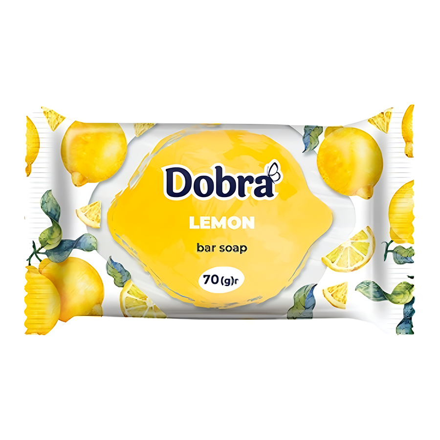 Мило тверде Dobra 70 г Лимон фото
