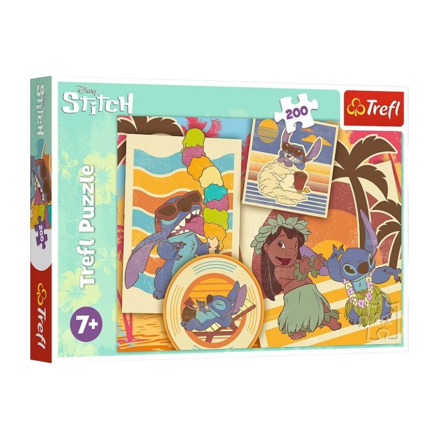 Пазли Trefl 200 елементів Lilo&Stitch Музичний світ фото