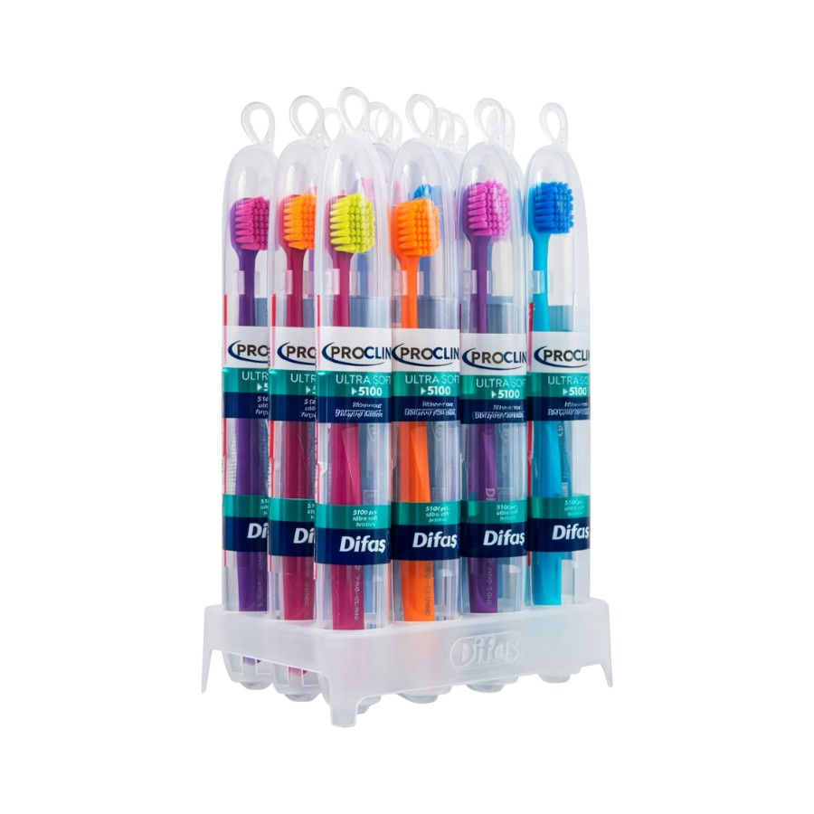 Зубна щітка Difas Pro-clinic ultra soft 5100 в кейсі мікс фото