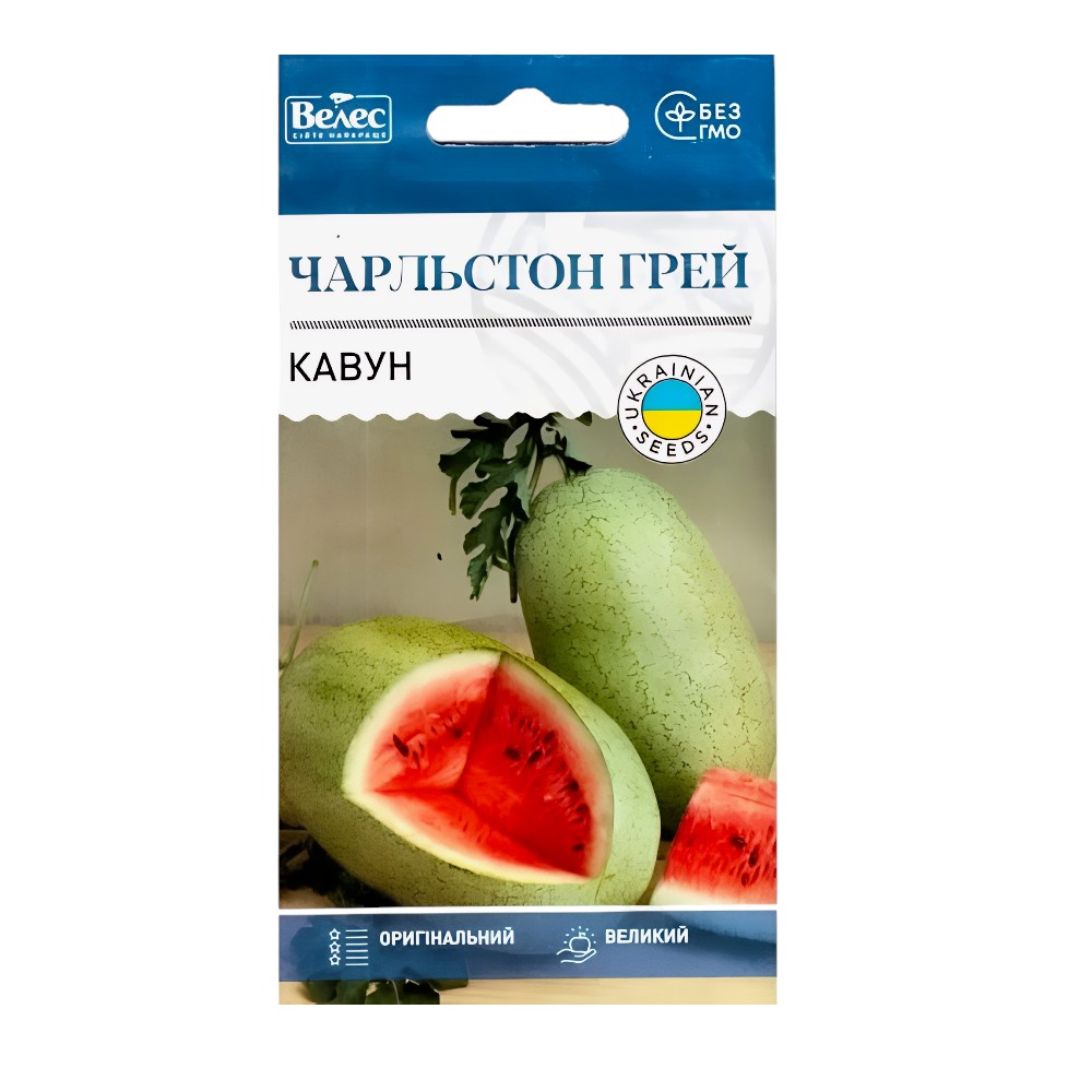 Насіння Велес Кавун 1 г Чарльстон грей фото