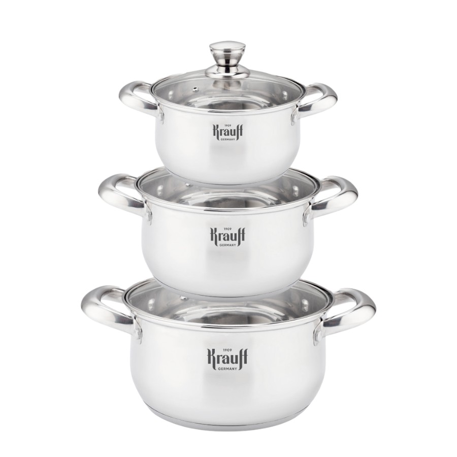 Набір каструль Krauff 3 шт. Culinarium мініатюра
