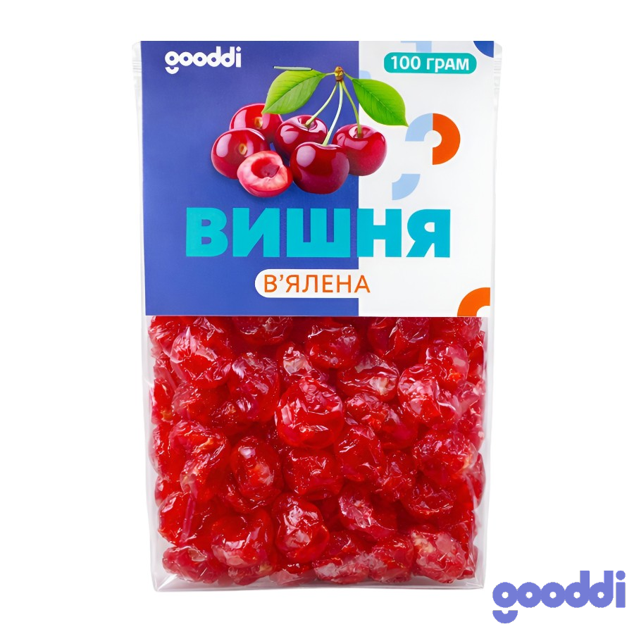 Сухофрукти Вишня Gooddi 100 г В'ялена фото