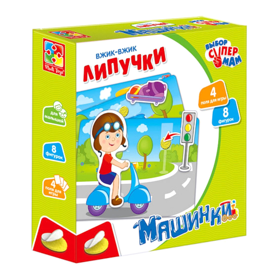Гра настільна Vladi Toys Липучки Машинки фото