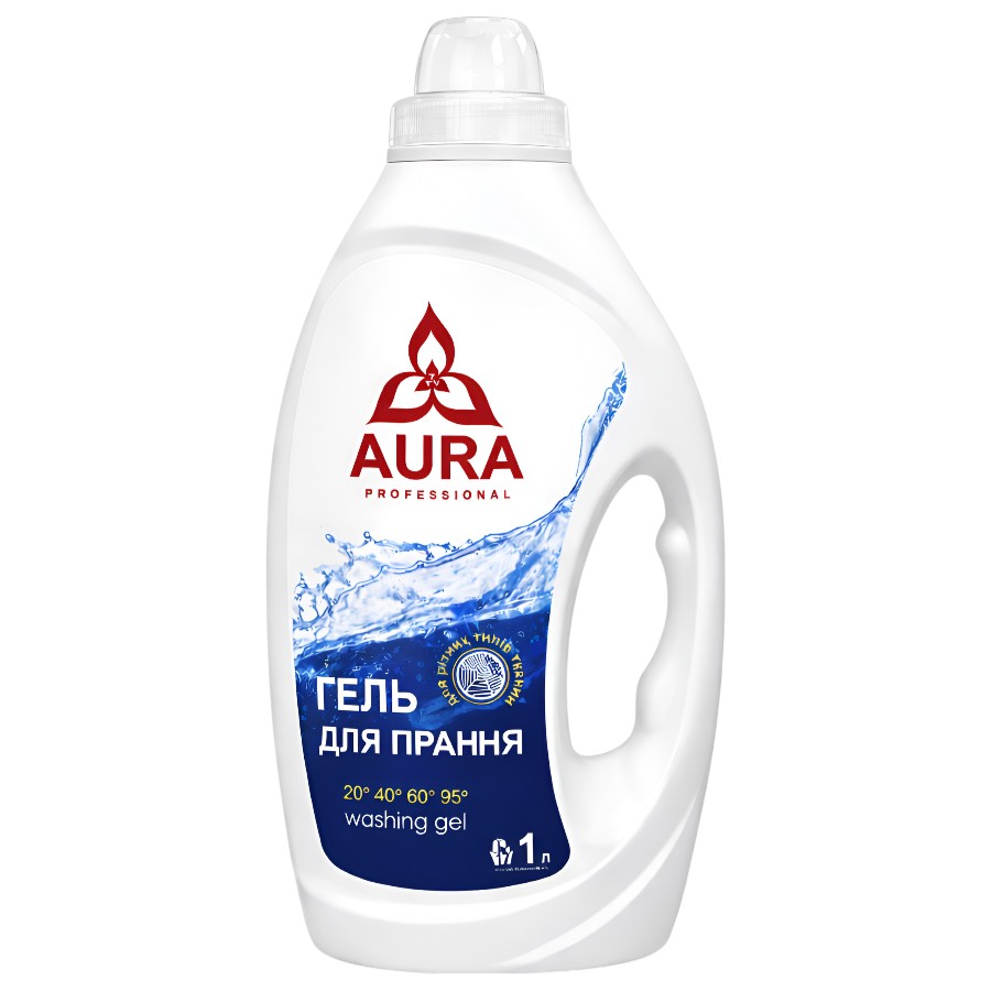 Гель для прання Aura Professional 1 л Universal фото
