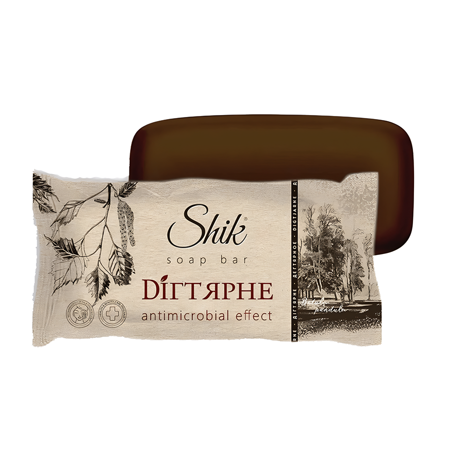 Мило тверде Shik 140 г Дігтярне фото