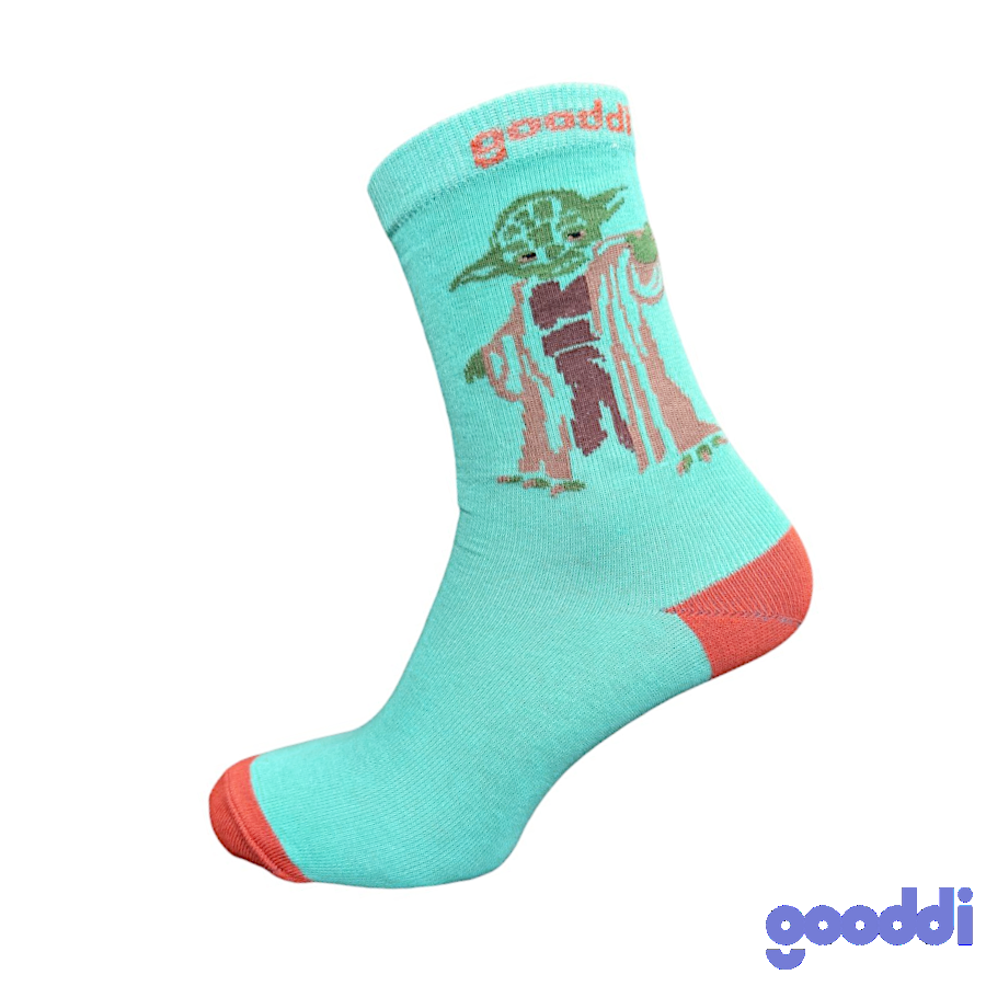 Шкарпетки жіночі Gooddi демісезонні 36-40 високі  класичні Йода 2 фото