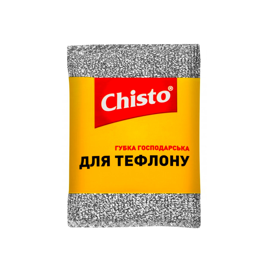 Губка кухонна для тефлону Chisto 1 шт. фото