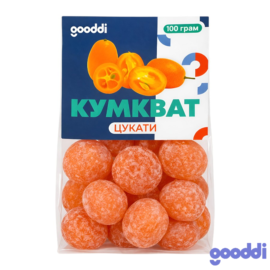 Цукати Кумкват Gooddi 100 г фото